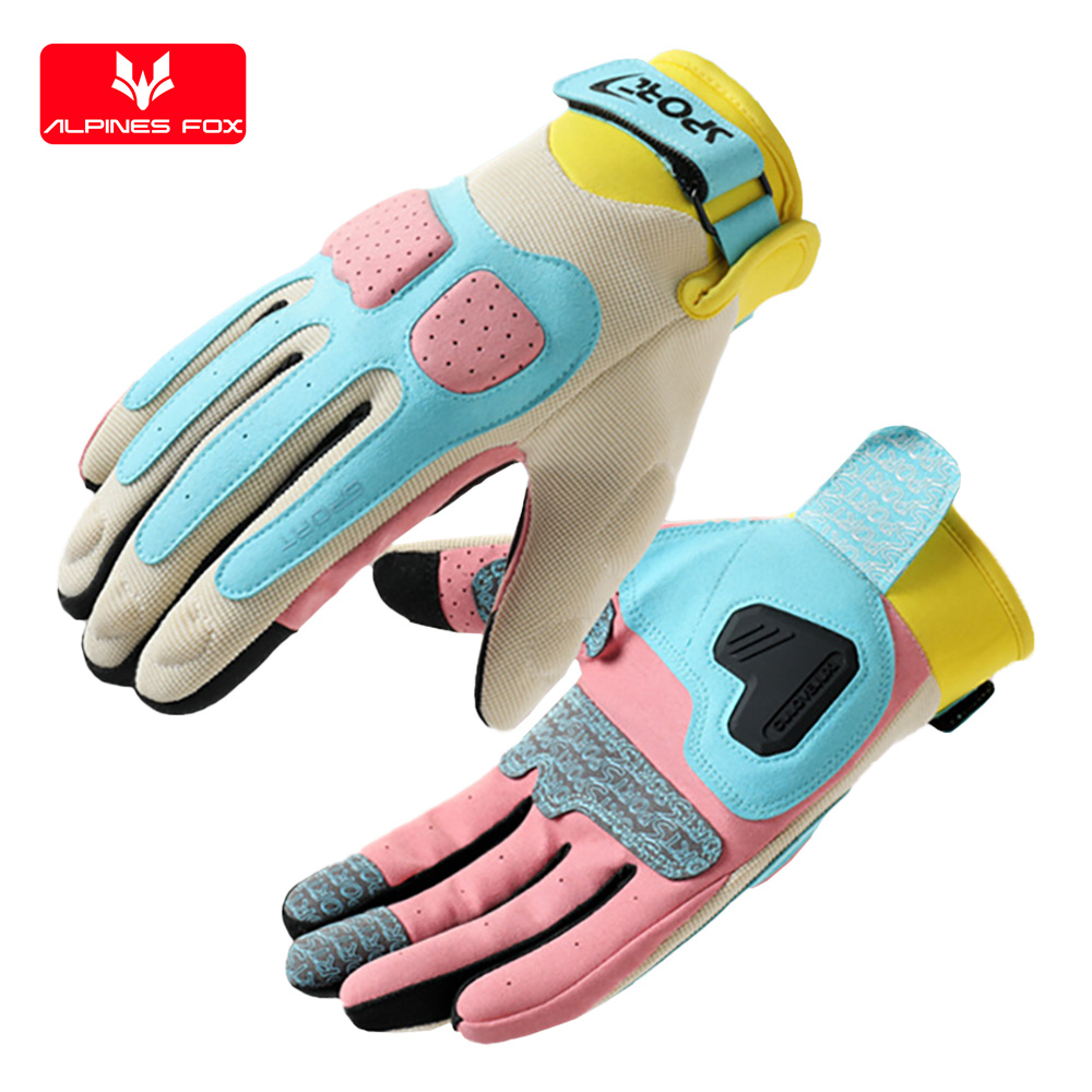 Motorcycle Gear Fox - Yaz kadın motosiklet eldivenleri bayan gençler