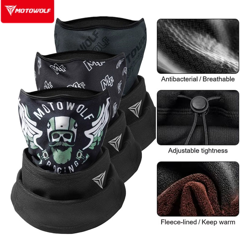 Motorcycle Gear Cycle - Motowolf Kışlık Sıcak Taktiksel Balaklava Bisiklet
