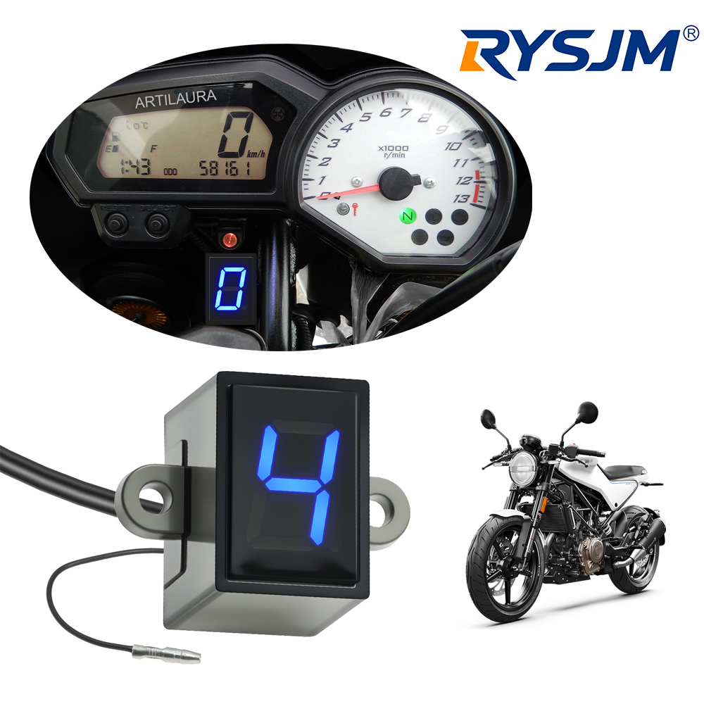 Motorcycle Gear Selector - Süper 6 Vites Göstergeli Evrensel Motosiklet