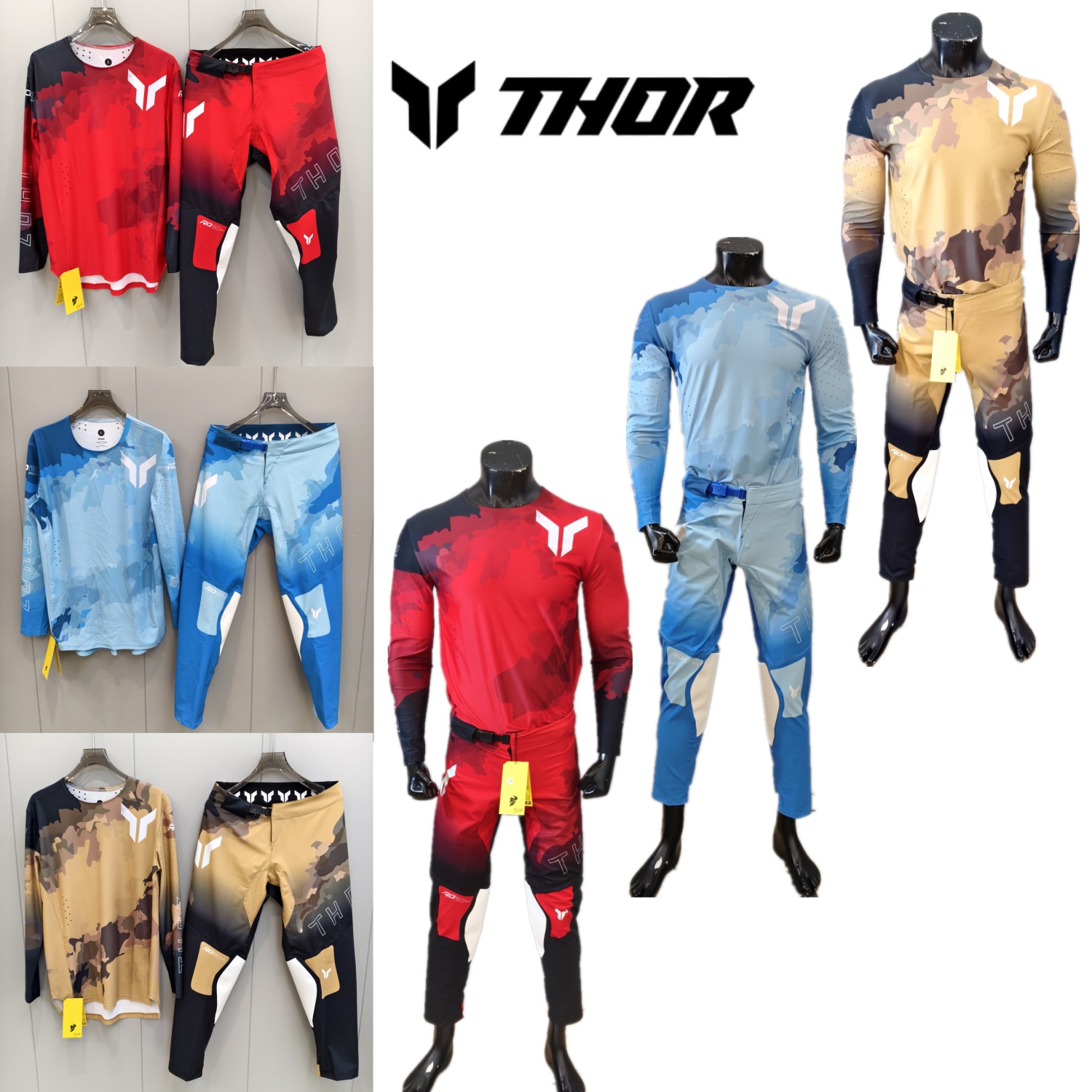Motorcycle Gear Kit - THOR Motocross Ekipman Seti MX Off