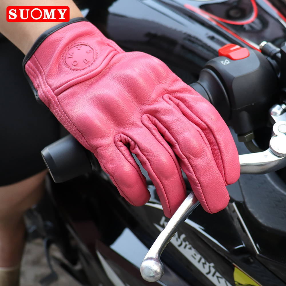 SUOMY Bayan Pembe Retro Deri m - Xs Motorcycle Gear incelemesi ve fiyatı