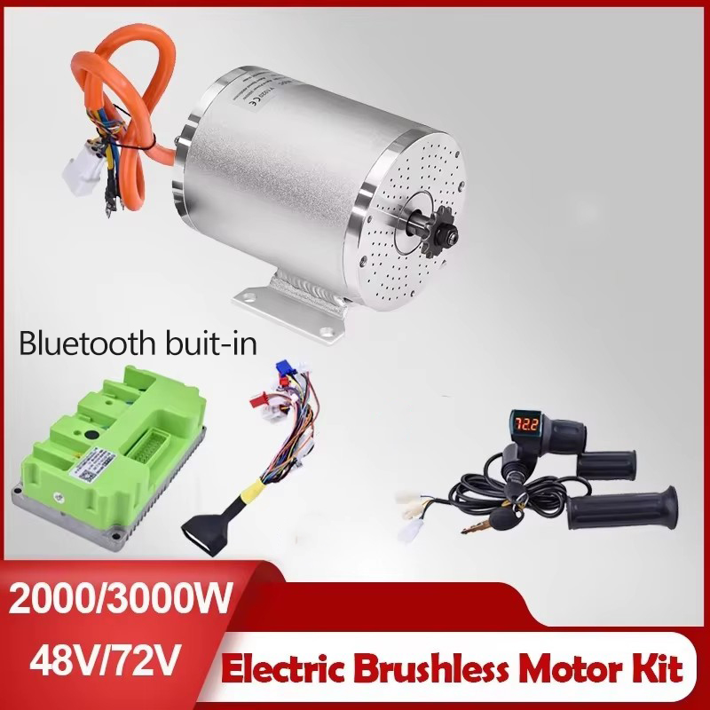 48V 72V 3000W 2000W Elektrikli - Motorcycle Gear Kit incelemesi ve fiyatı